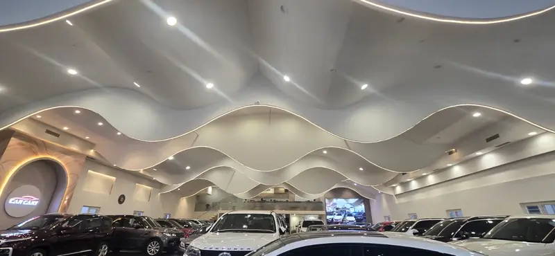 False ceiling & interiors for Car Cart, Madhapur